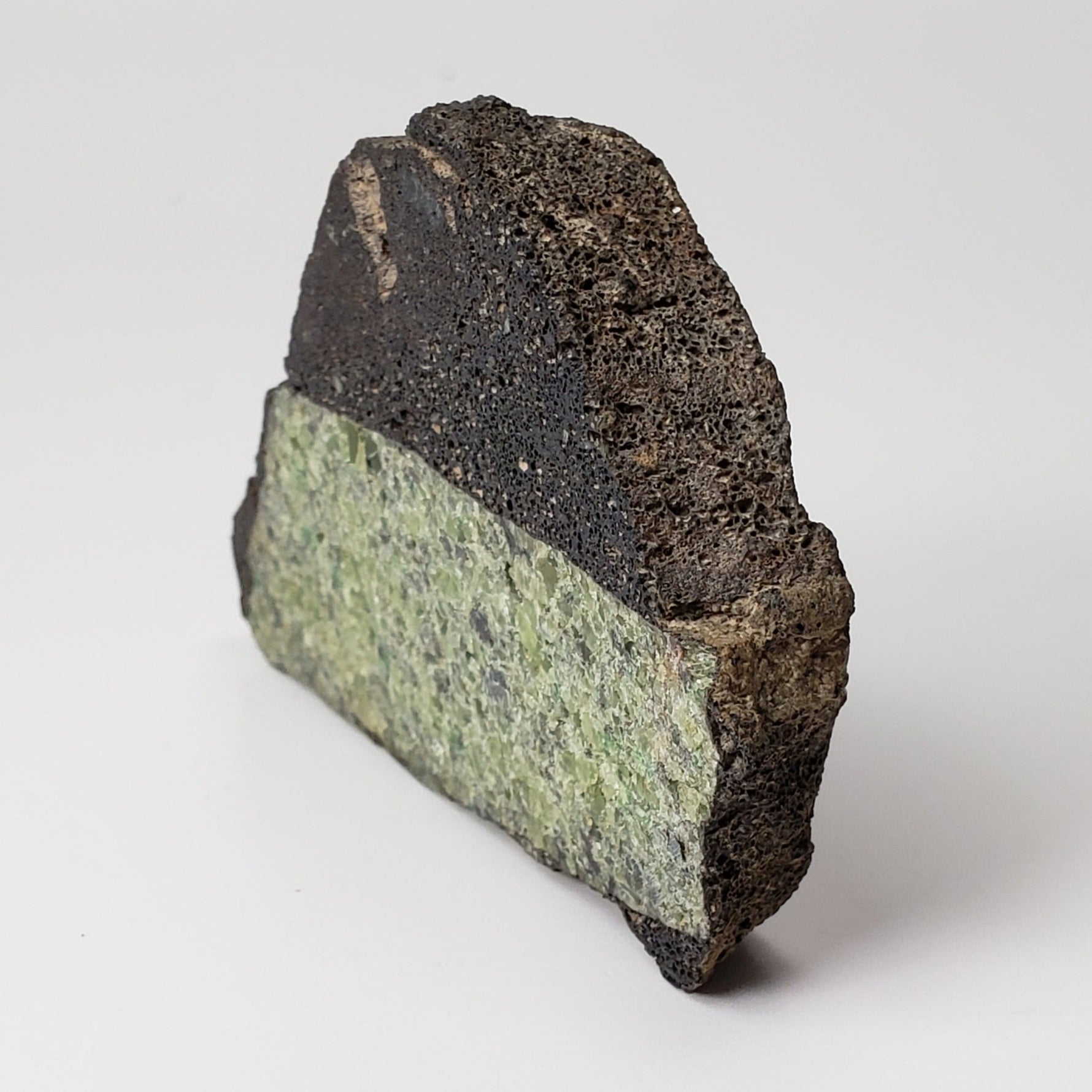  Olivine Volcanic Bomb Slice | Lava Rock Crystal | 71.2 gr, | Mt Shadwell Volcano, Australia | SO24 5