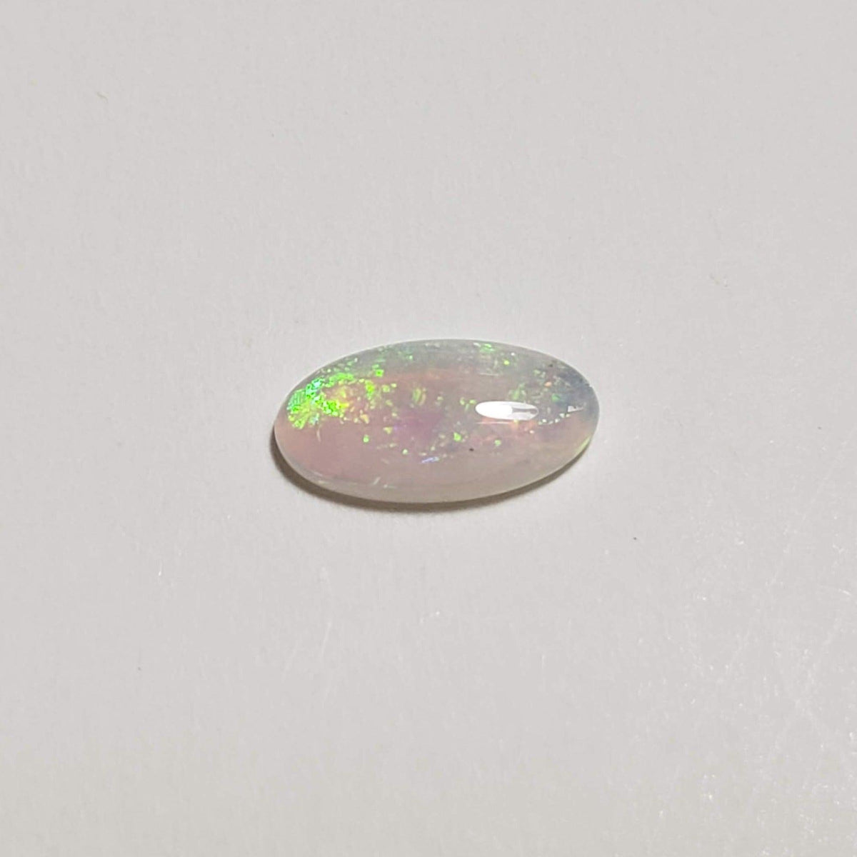  Opal | Long Oval Cabochon | White | 7.6x3.8mm | SO24 5