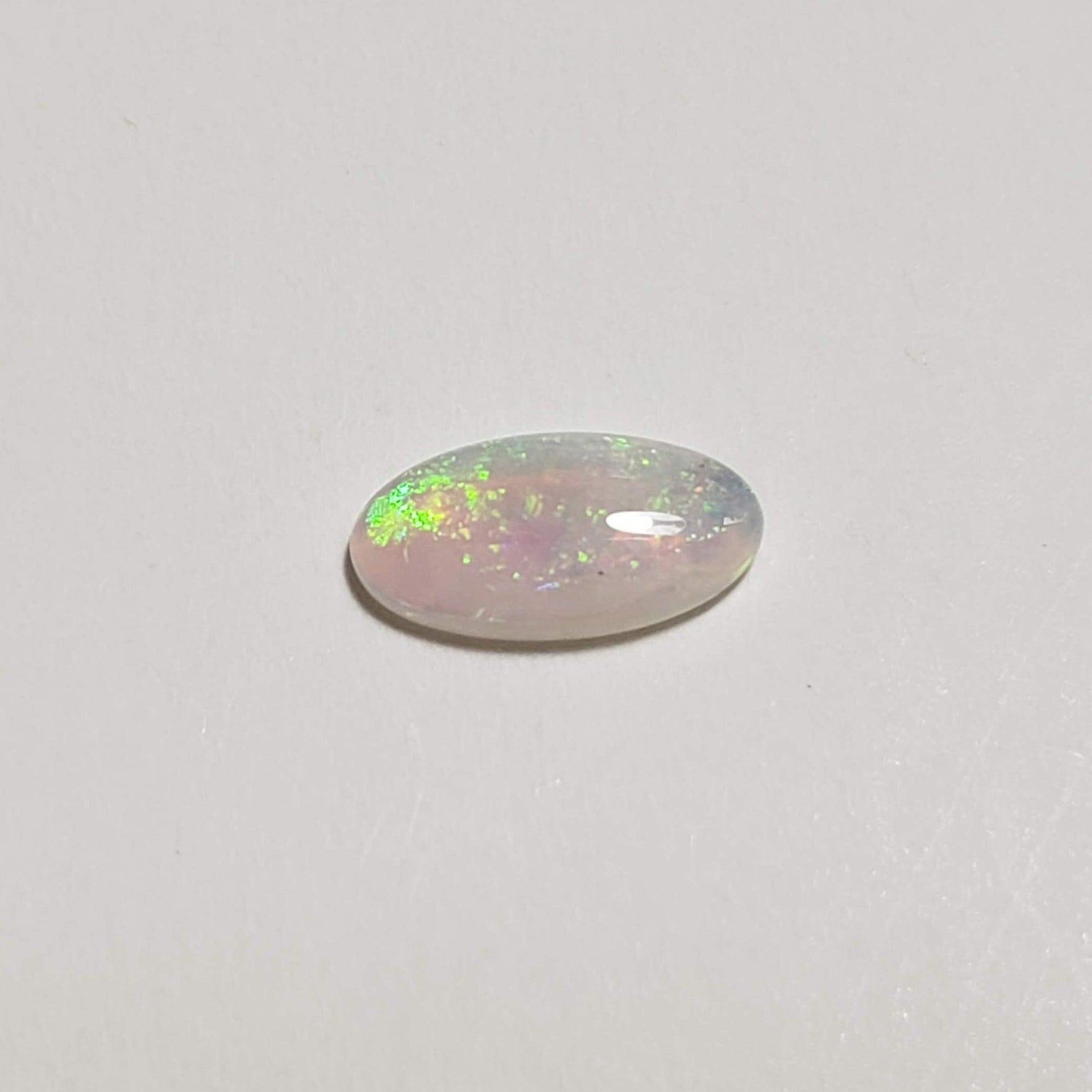  Opal | Long Oval Cabochon | White | 7.6x3.8mm | SO24 5