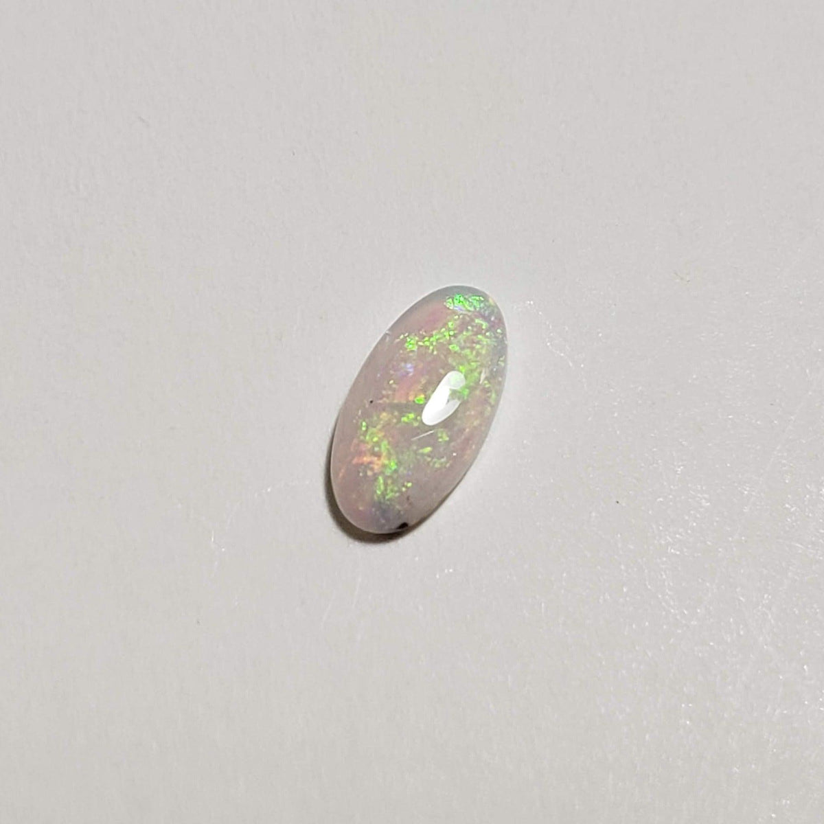 Opal | Long Oval Cabochon | White | 7.6x3.8mm | SO24 8