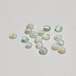  Opal | Round Cabochon | White Rainbow | 2mm | SO24 1