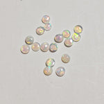  Opal | Round Cabochon | White Rainbow | 2mm | SO24 6