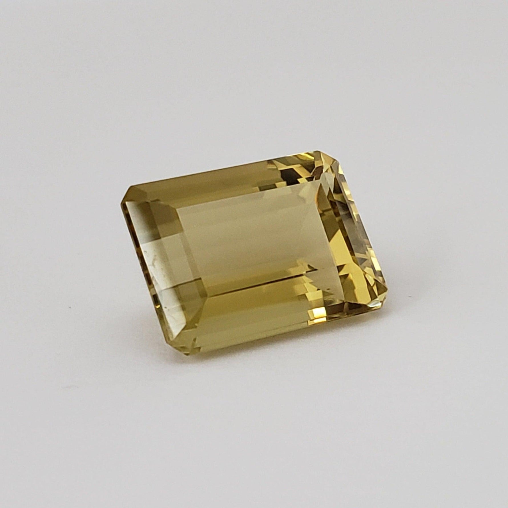  Oro Verde Citrine | Octagon Cut | Olive Green | 16x12mm 11.9ct 3
