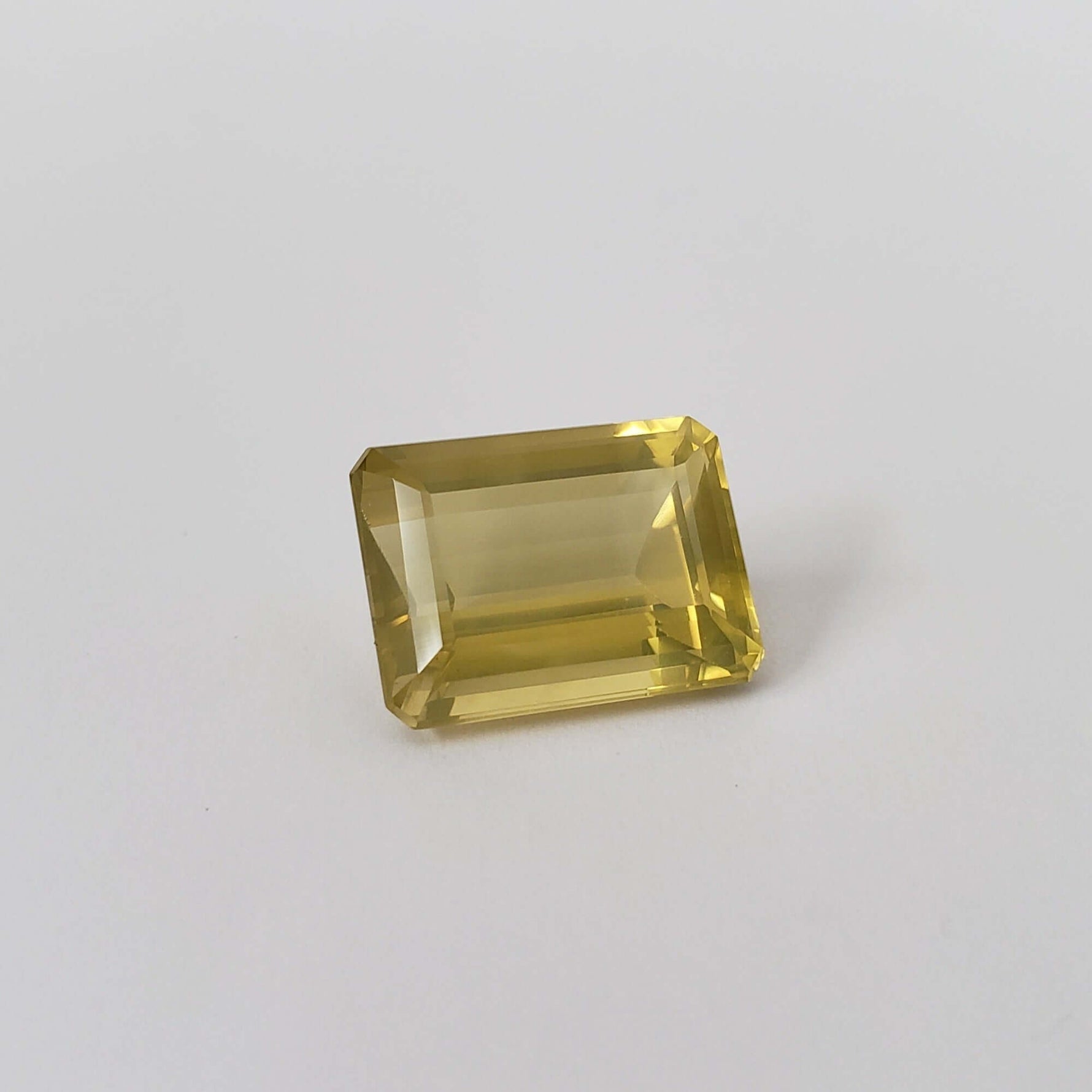  Oro Verde Citrine | Octagon Cut | Olive Green | 16x12mm 