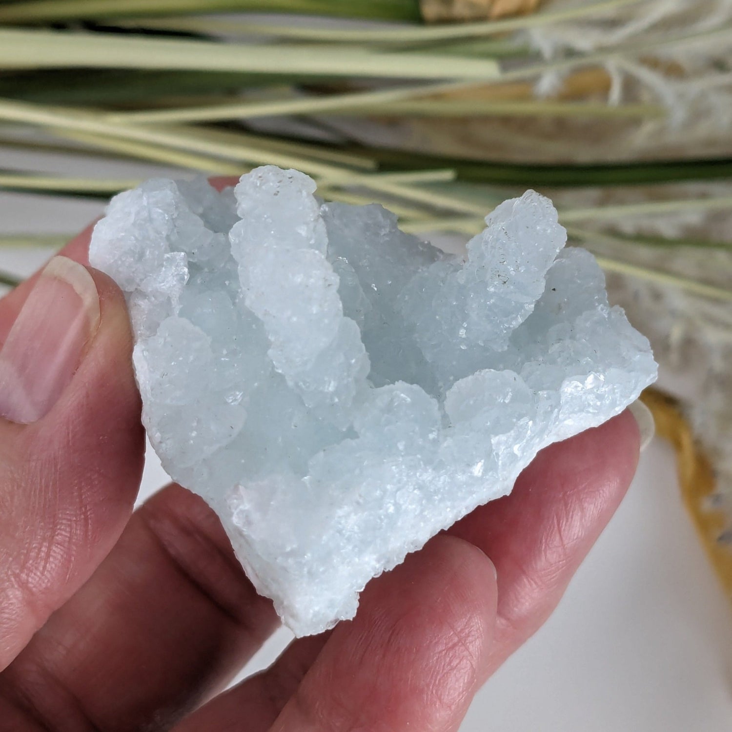 Prehnite Crystal Cluster | 82 grams | Mumbai, India