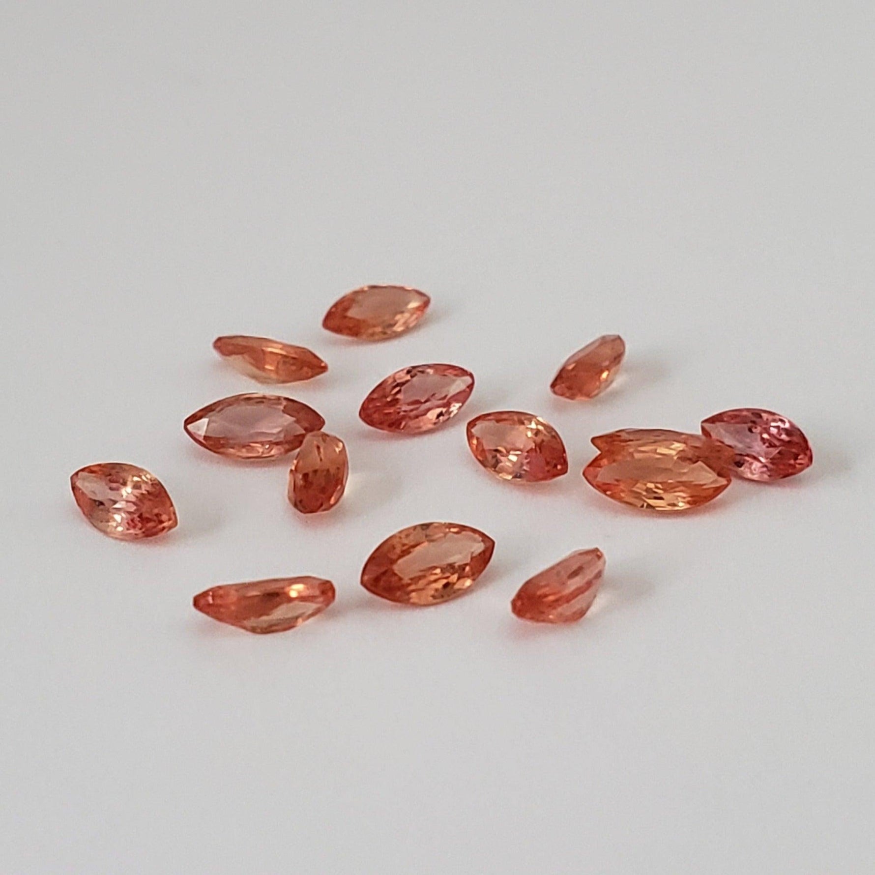  Padparadscha Sapphire | Marquise Cut | Orange Red | 4.3x2.2mm 2