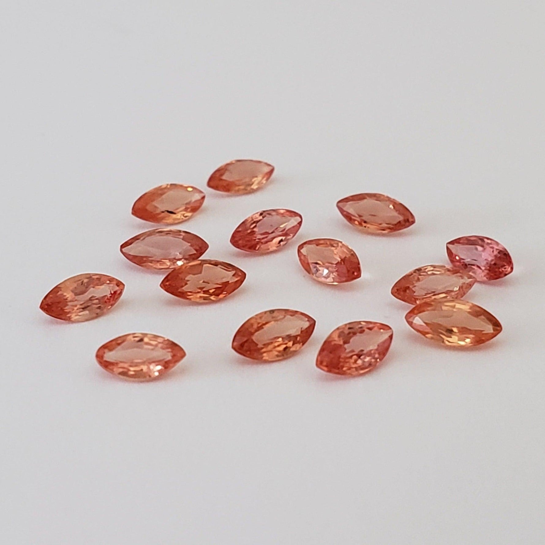  Padparadscha Sapphire | Marquise Cut | Orange Red | 4.3x2.2mm 3