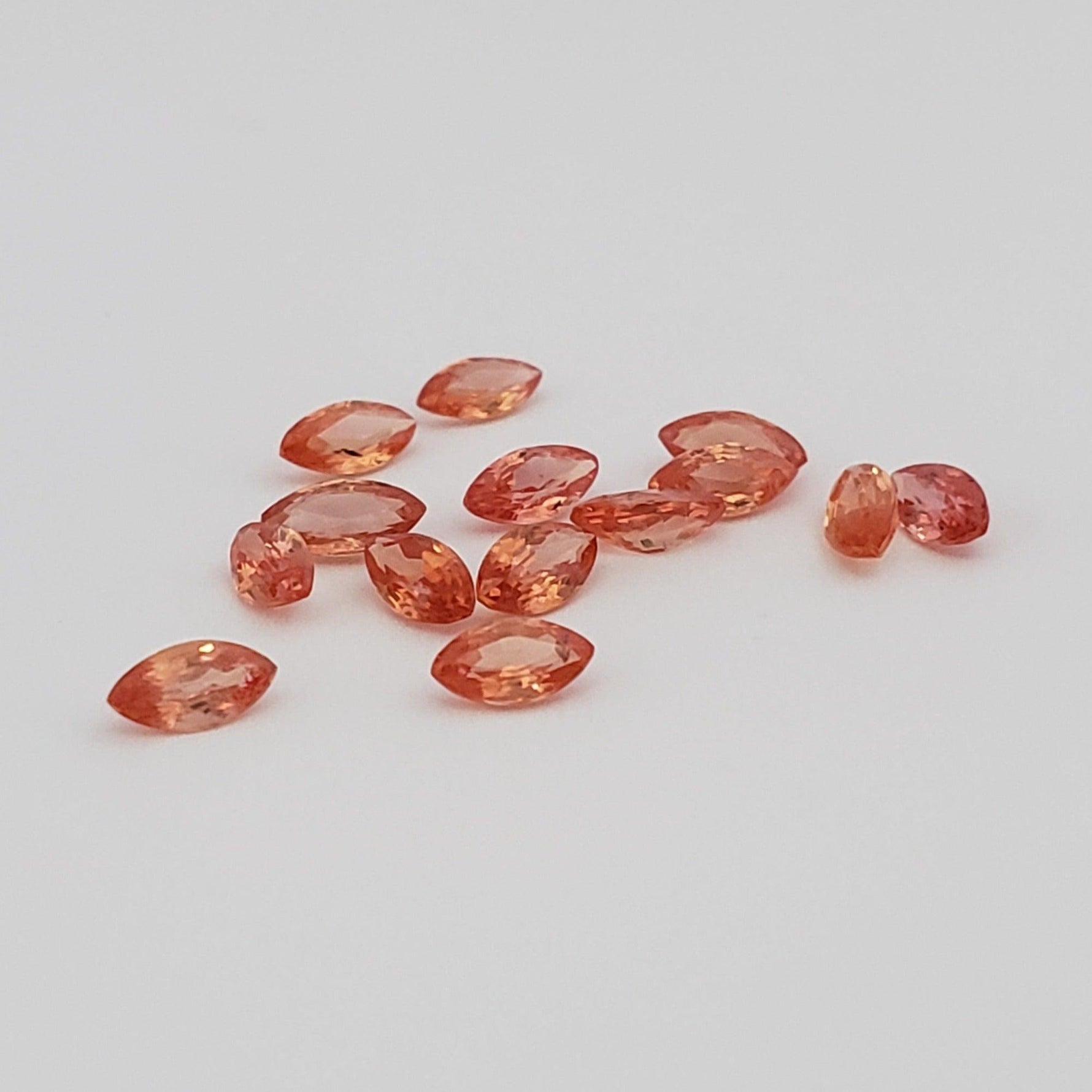  Padparadscha Sapphire | Marquise Cut | Orange Red | 4.3x2.2mm 4