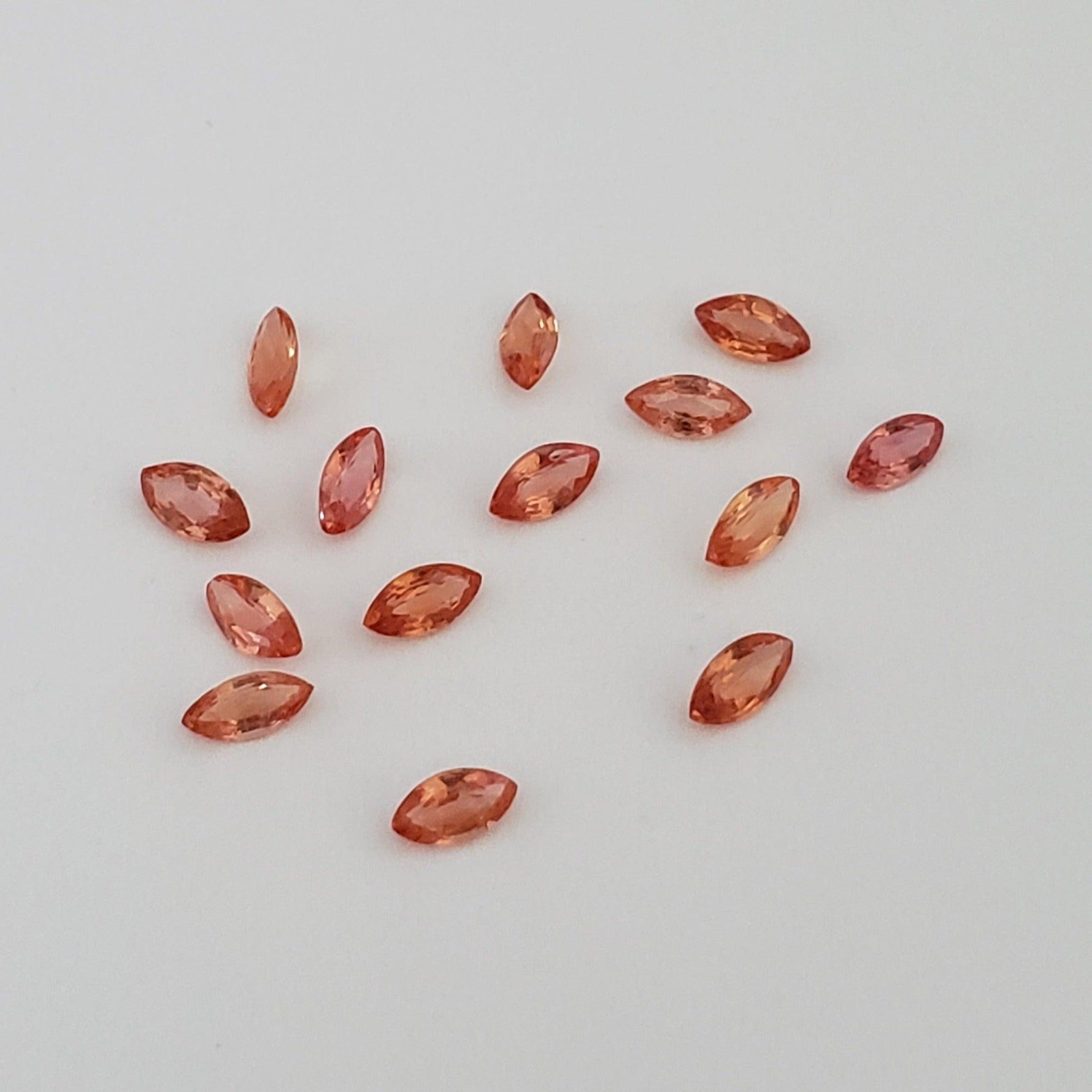  Padparadscha Sapphire | Marquise Cut | Orange Red | 4.3x2.2mm 5