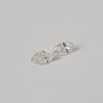  Pair of Zircon Gemstones | Marquise Cut | White | 7.5x3.6mm 3
