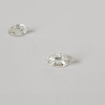  Pair of Zircon Gemstones | Marquise Cut | White | 7.5x3.6mm 5