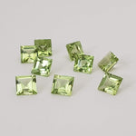  Peridot | Square Cut | 3.7mm 3