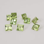  Peridot | Square Cut | 3.7mm 3