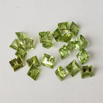  Peridot | Square Cut | 4mm SO24 3