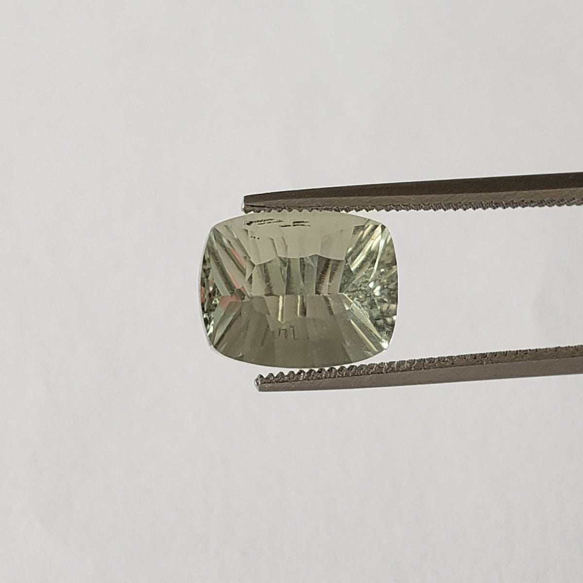  Prasiolite | Green Amethyst | Antique Concave Cut | 10x8mm | SO24 