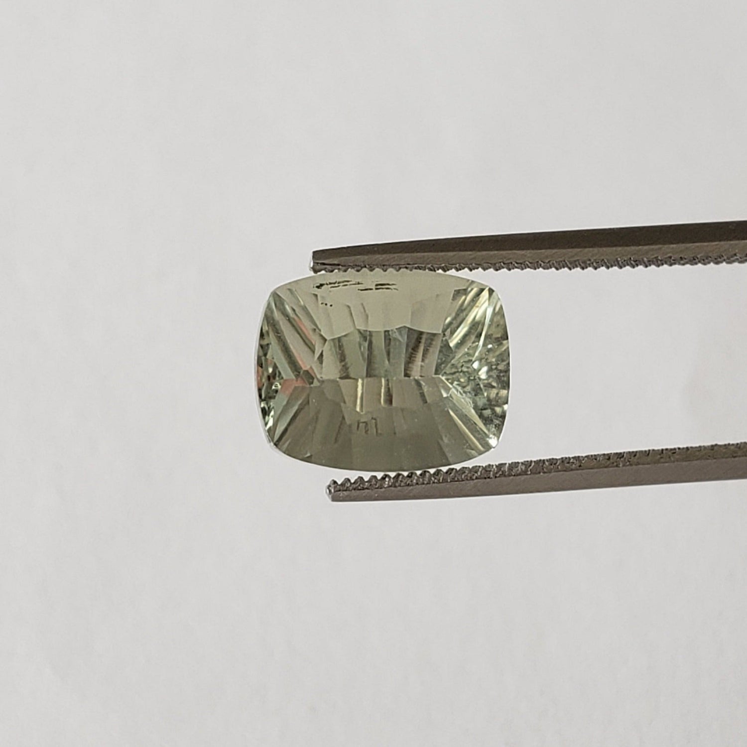  Prasiolite | Green Amethyst | Antique Concave Cut | 10x8mm | SO24 