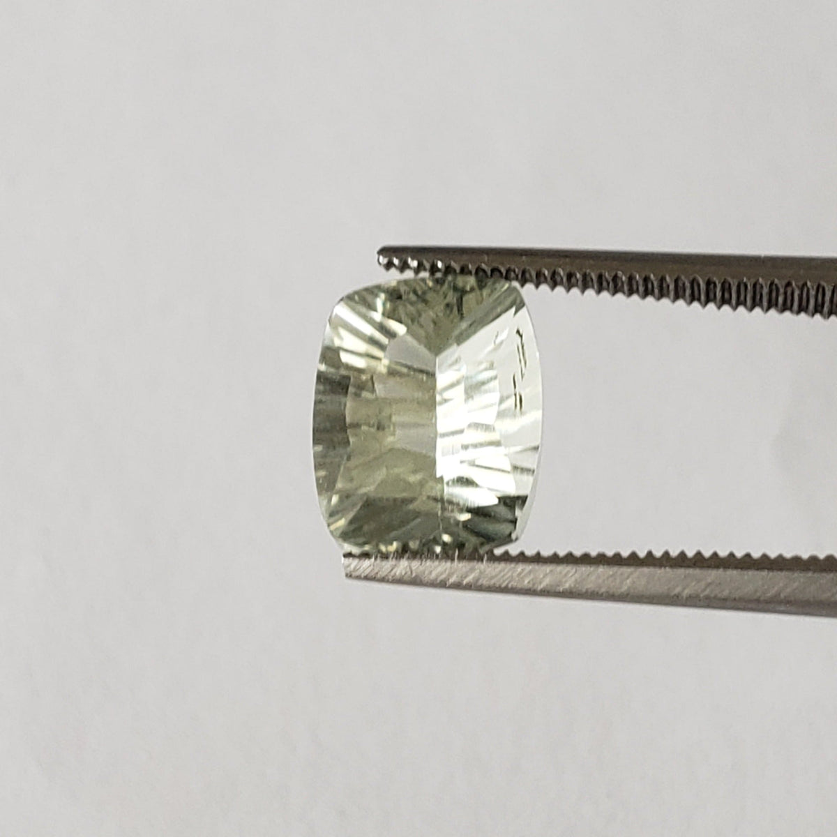  Prasiolite | Green Amethyst | Antique Concave Cut | 10x8mm | SO24 1