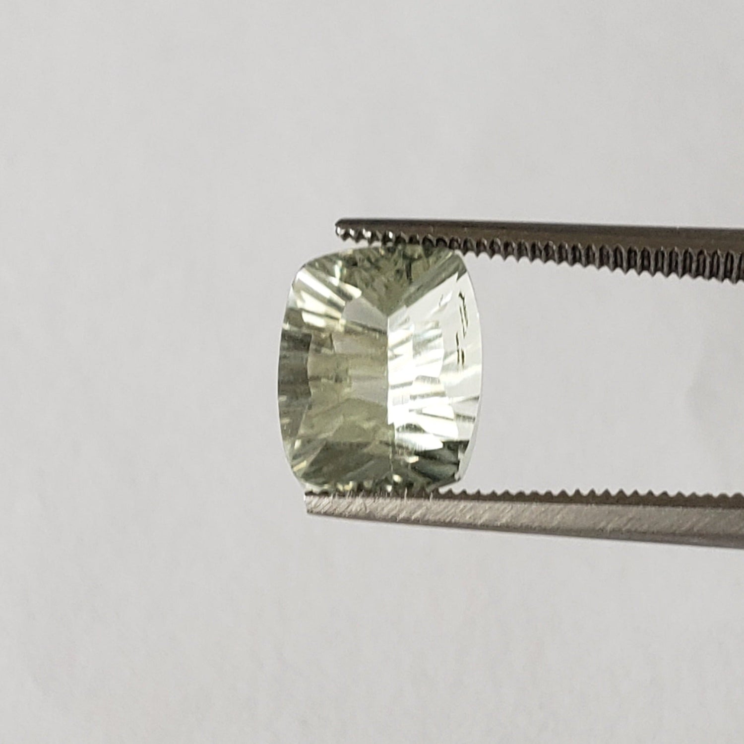  Prasiolite | Green Amethyst | Antique Concave Cut | 10x8mm | SO24 1