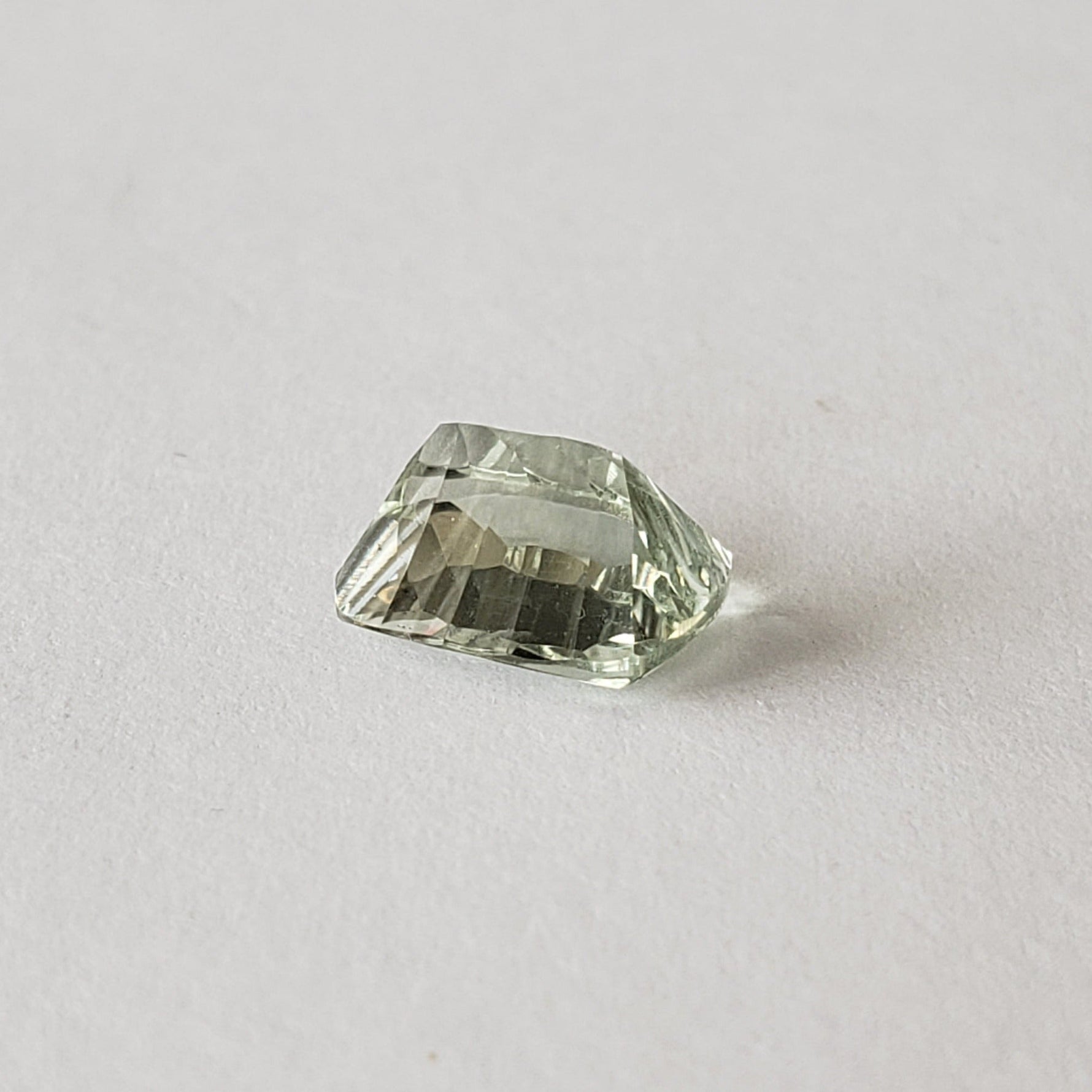  Prasiolite | Green Amethyst | Antique Concave Cut | 10x8mm | SO24 4