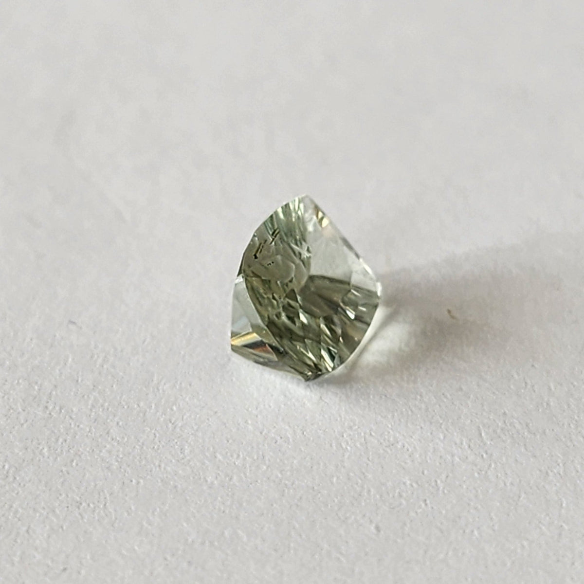  Prasiolite | Green Amethyst | Antique Concave Cut | 10x8mm | SO24 6