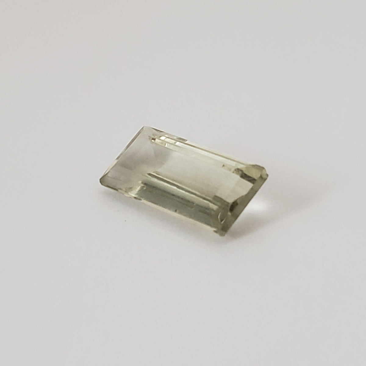  Prasiolite | Green Amethyst | Octagon Cut | Light Green | 14x7mm 3.85ct | SO24 2