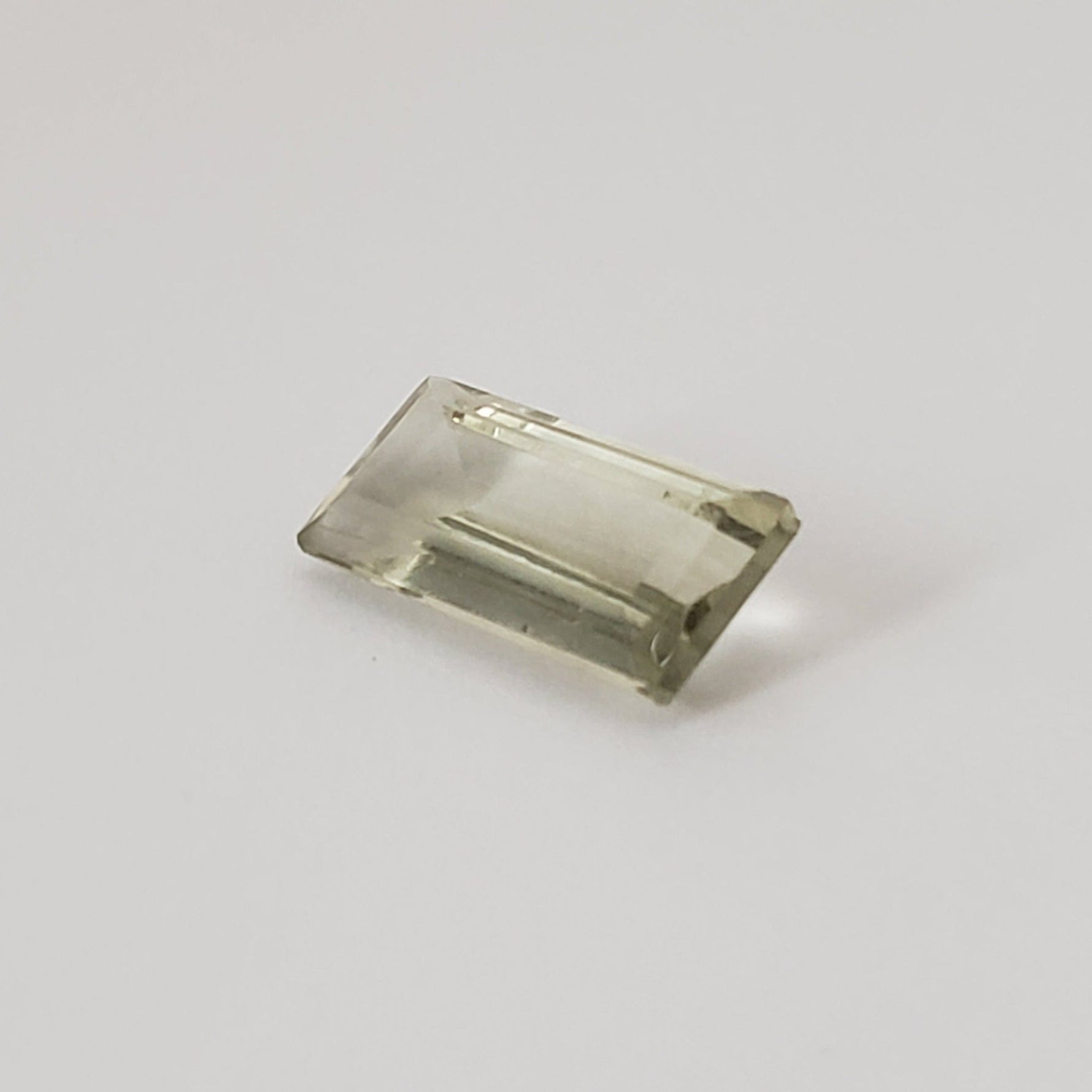  Prasiolite | Green Amethyst | Octagon Cut | Light Green | 14x7mm 3.85ct | SO24 2