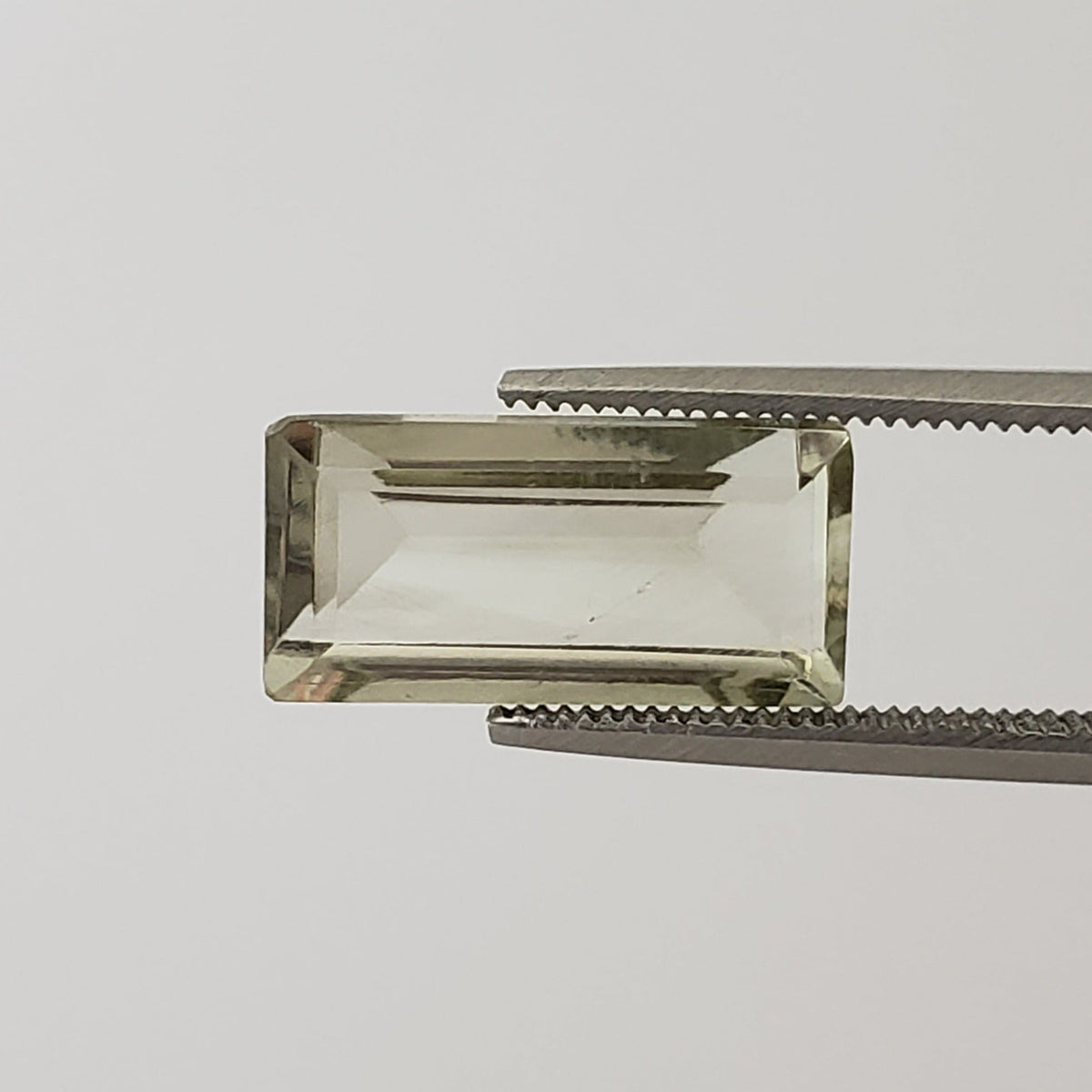  Prasiolite | Green Amethyst | Octagon Cut | Light Green | 14x7mm 3.85ct | SO24 7