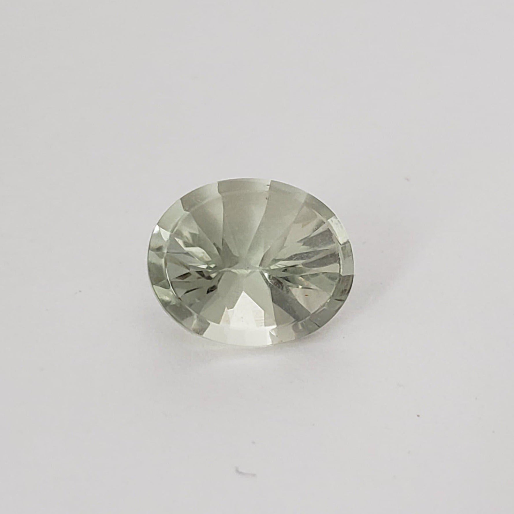 Prasiolite | Green Amethyst | Oval Cut | Light Green | 9.7x8mm 2.48ct | Brazil SO24 1