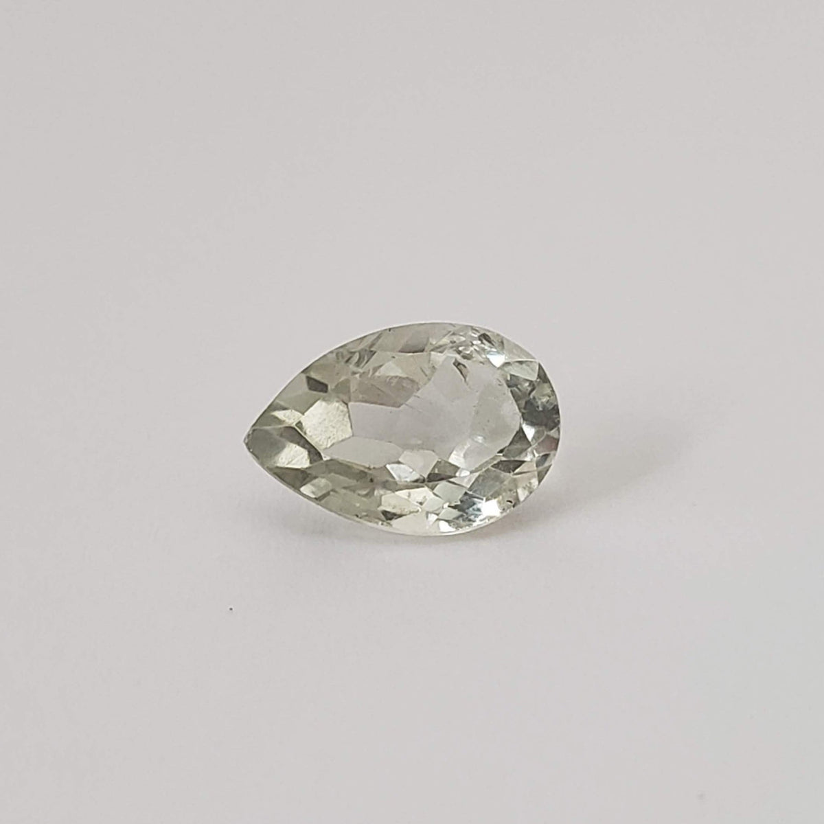  Prasiolite | Green Amethyst | Pear Shape Cut | Light Green | 11.7x7.9mm 2.9ct 2