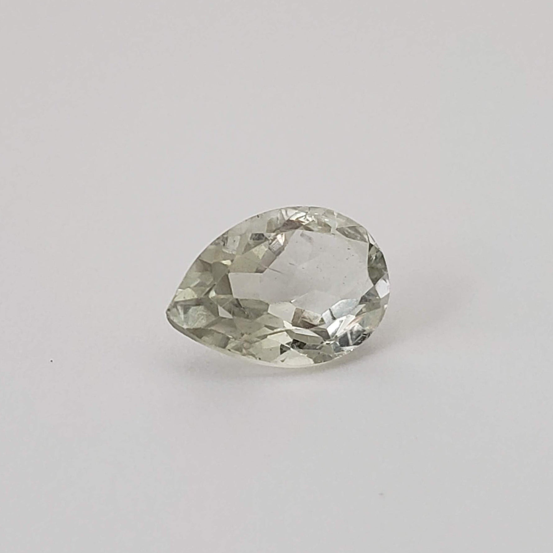  Prasiolite | Green Amethyst | Pear Shape Cut | Light Green | 11.7x7.9mm 2.9ct 1