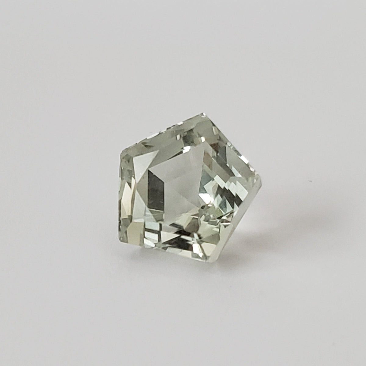  Prasiolite | Green Amethyst | Pentagon Cut | Light Green | 12mm 2