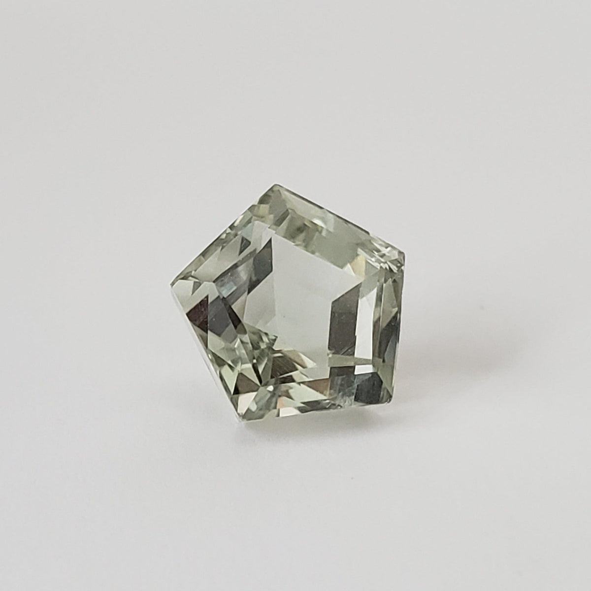  Prasiolite | Green Amethyst | Pentagon Cut | Light Green | 12mm 3
