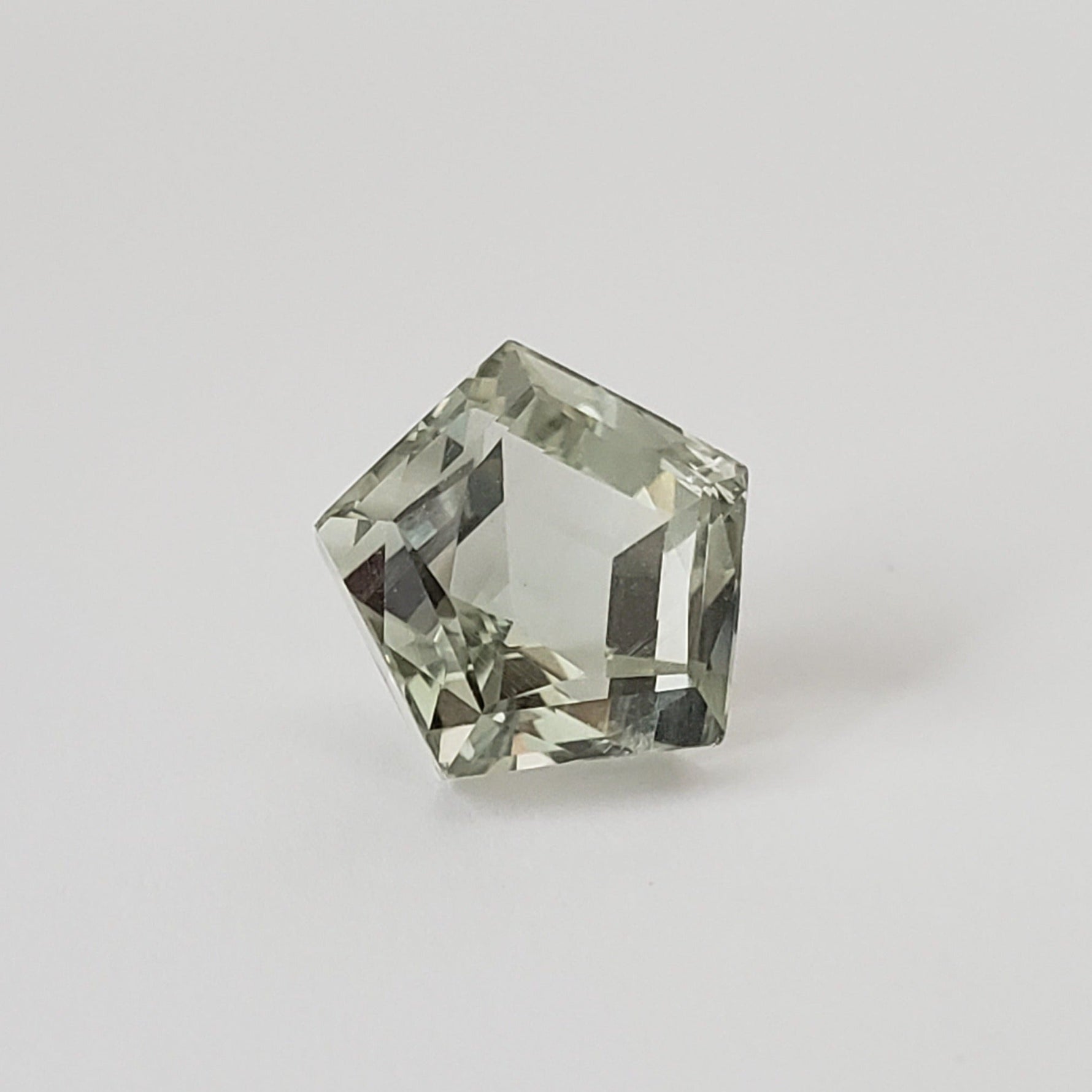  Prasiolite | Green Amethyst | Pentagon Cut | Light Green | 12mm 3