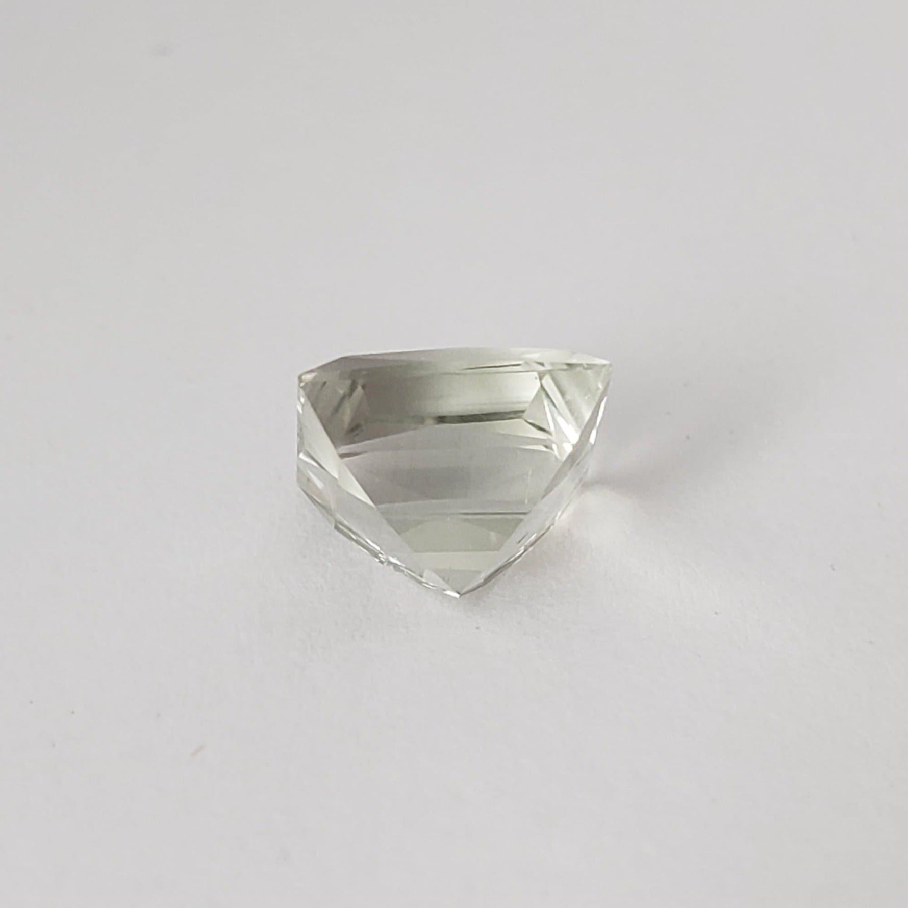   Prasiolite | Green Amethyst | Square Cut | Light Green | 9mm | Brazil 