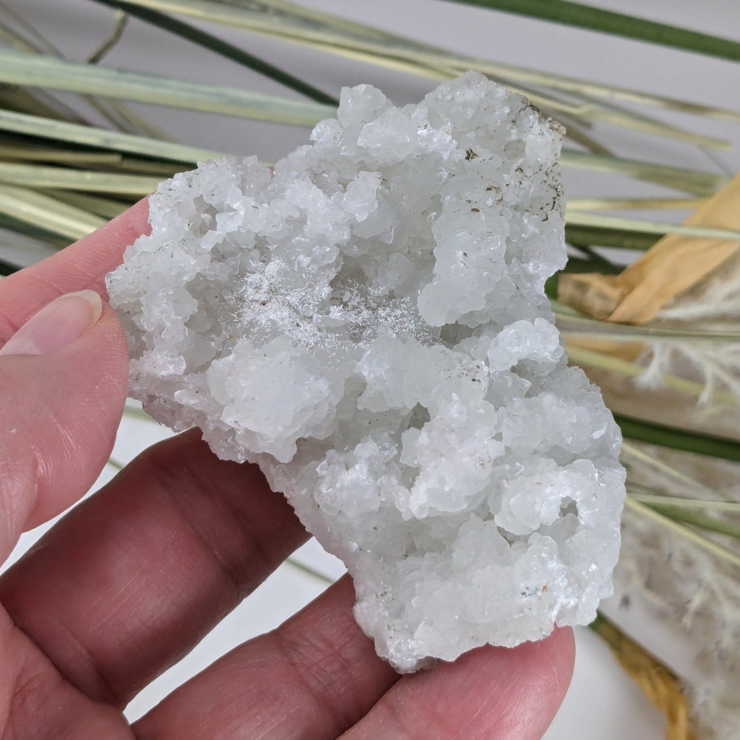  Prehnite Crystal Cluster | 74 gr | Mumbai, India 