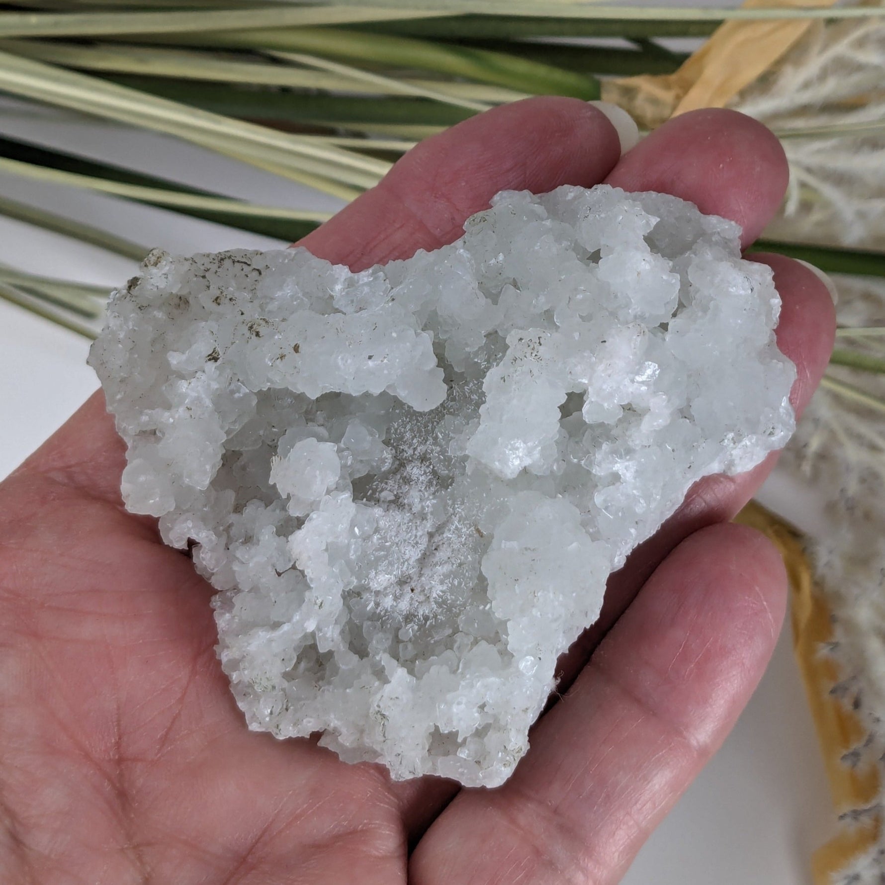  Prehnite Crystal Cluster | 74 gr | Mumbai, India 4