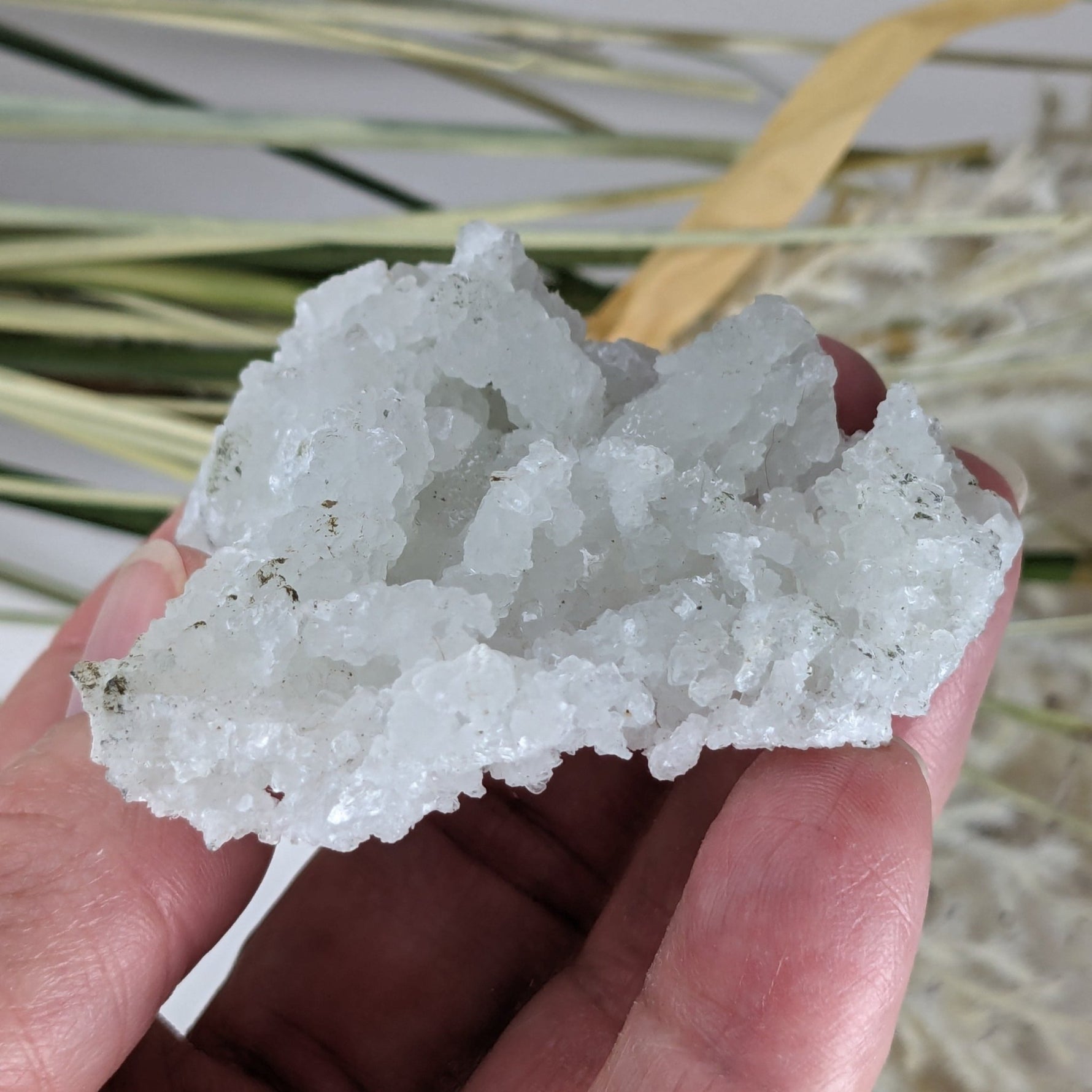  Prehnite Crystal Cluster | 74 gr | Mumbai, India 7