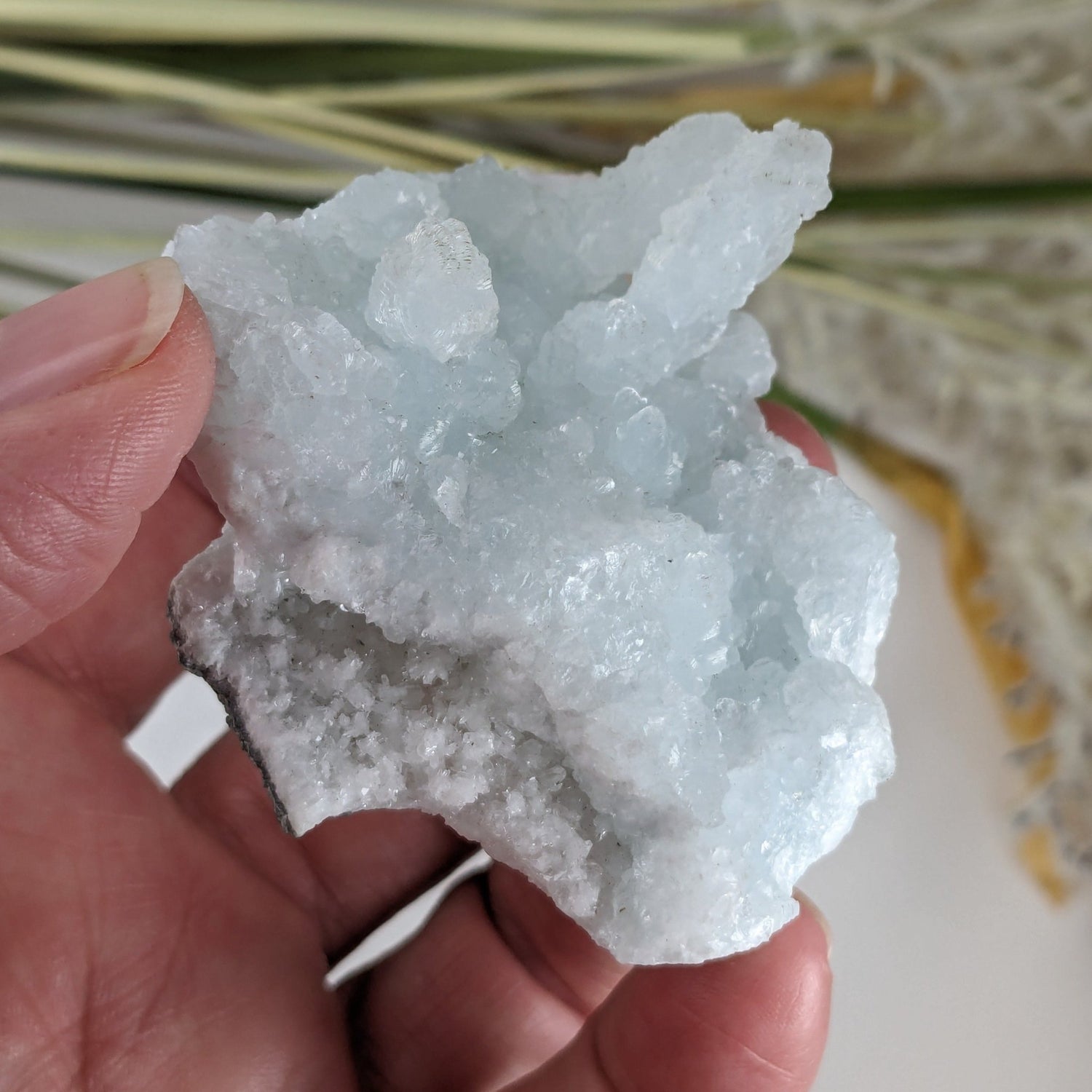  Prehnite Crystal Cluster | 82 grams | Mumbai, India 