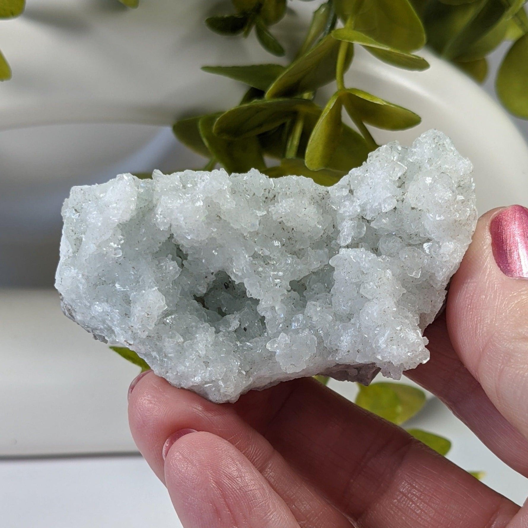  Prehnite Crystal Cluster | 94 grams | Mumbai, India 3