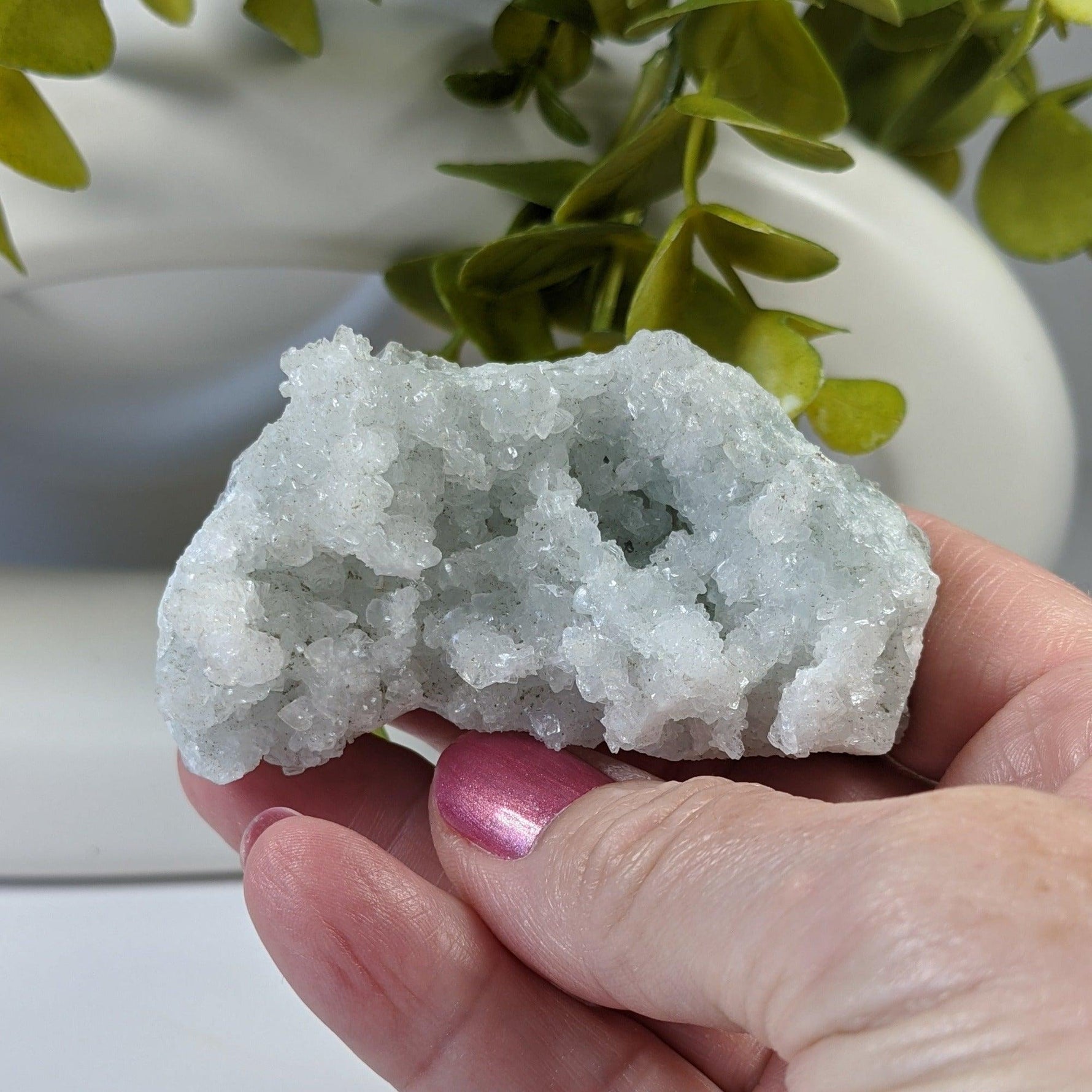  Prehnite Crystal Cluster | 94 grams | Mumbai, India 5
