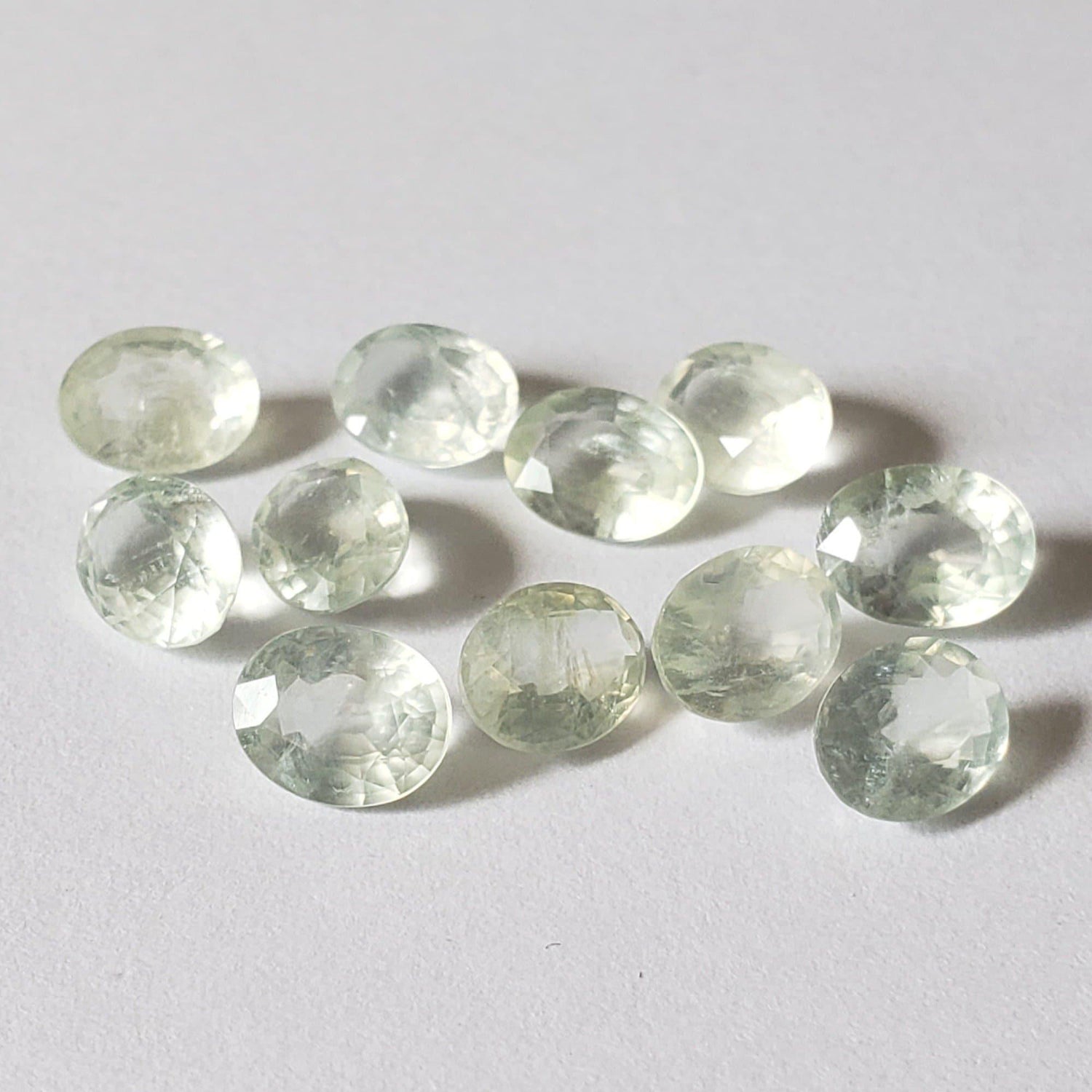  Prehnite | Oval Cut | Apple Green | 7.5x6mm 1
