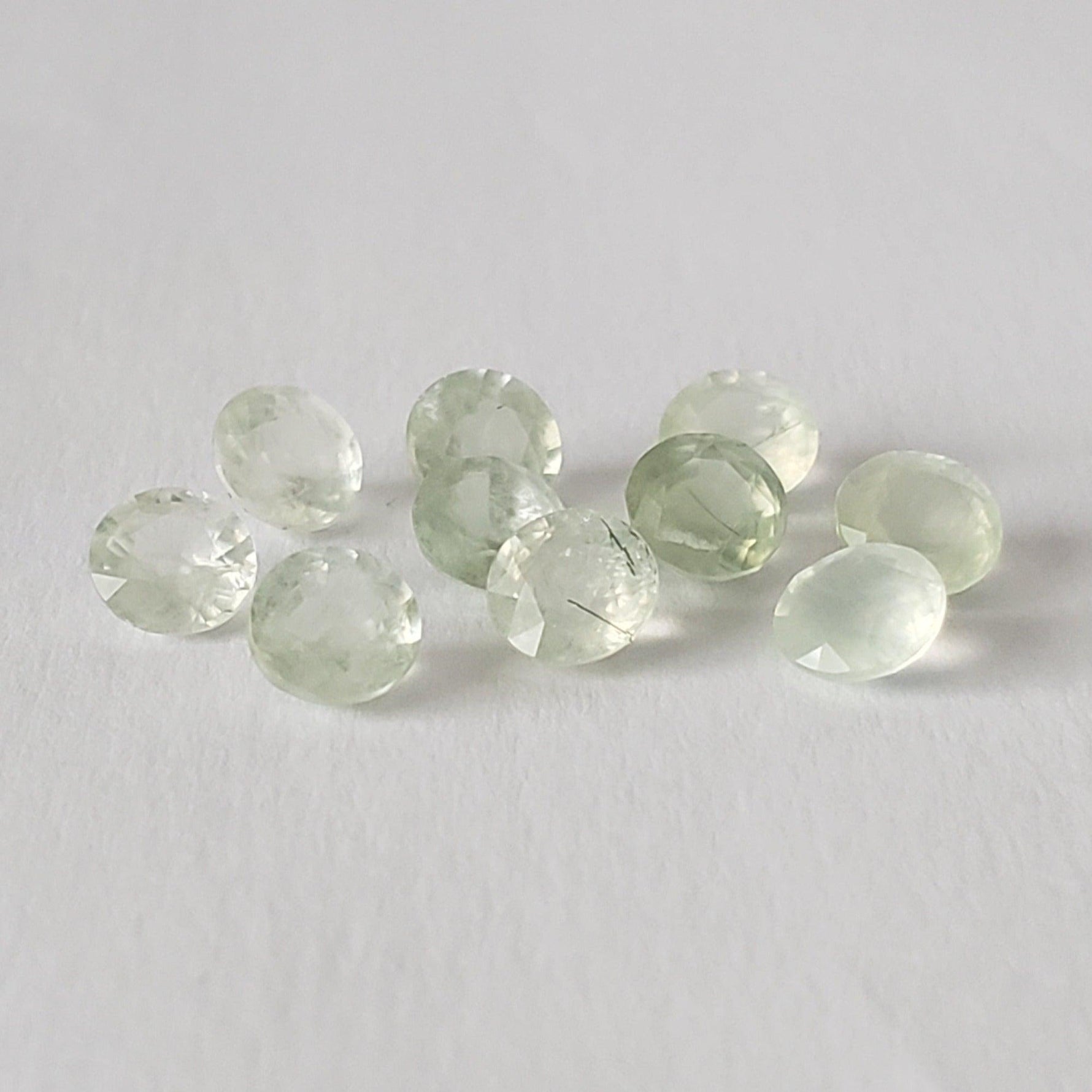  Prehnite | Round Cut | Apple Green | 4.8 mm 2