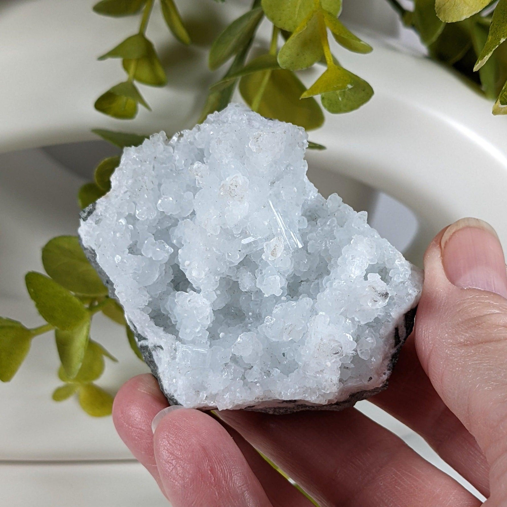  Prehnite and Apophyllite Crystal Cluster | 145 gr | Mumbai, India 6