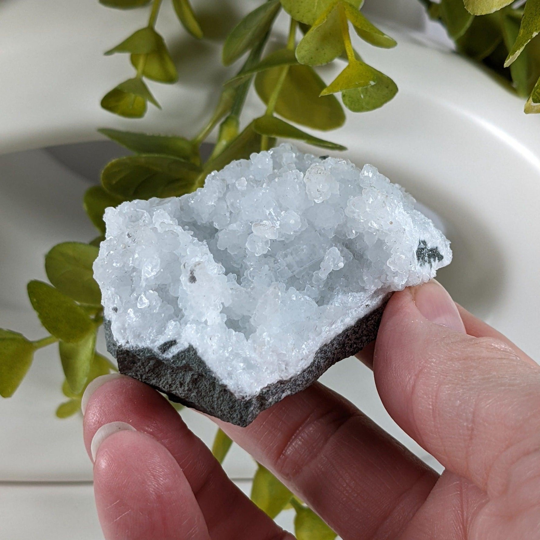  Prehnite and Apophyllite Crystal Cluster | 145 gr | Mumbai, India 4