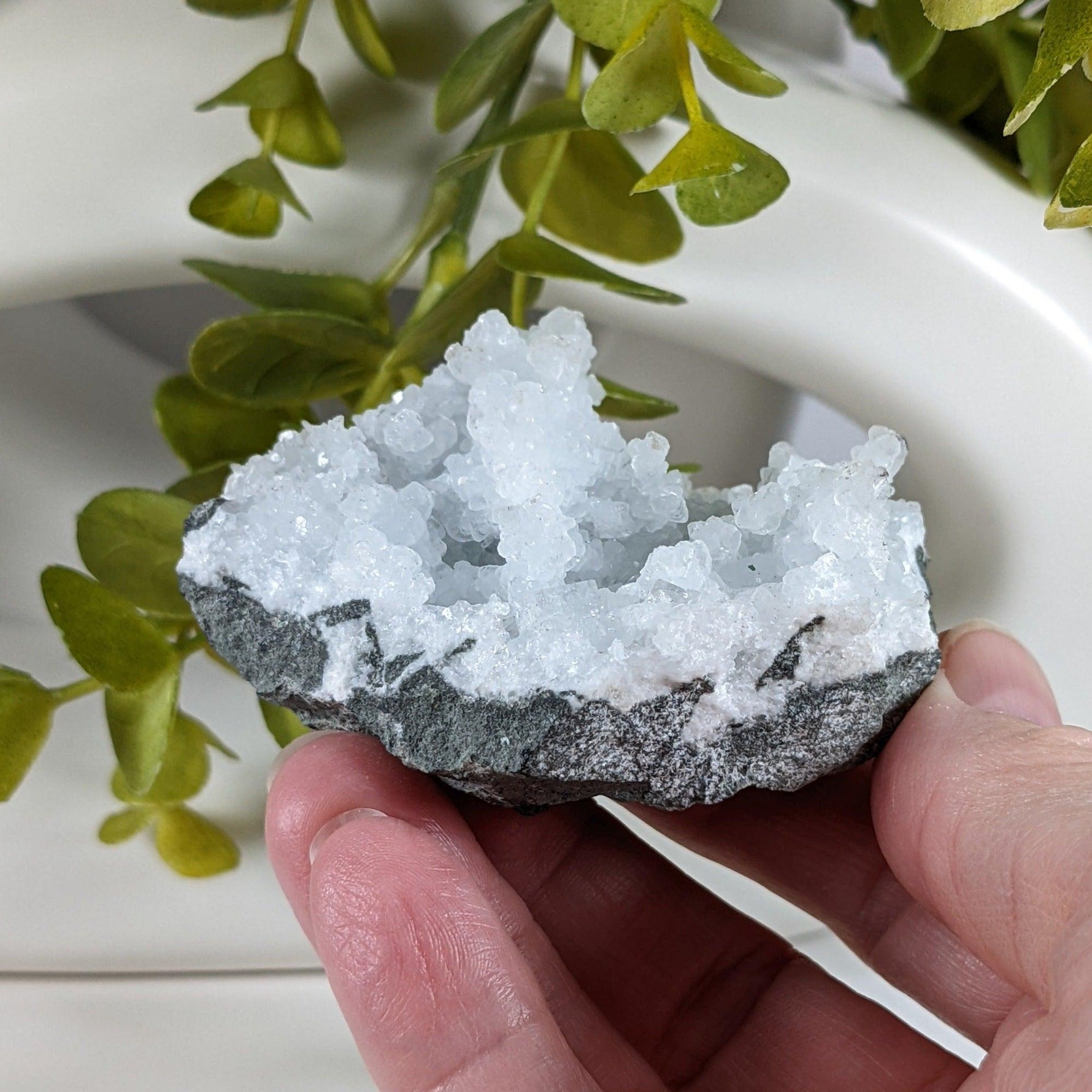  Prehnite and Apophyllite Crystal Cluster | 145 gr | Mumbai, India 7