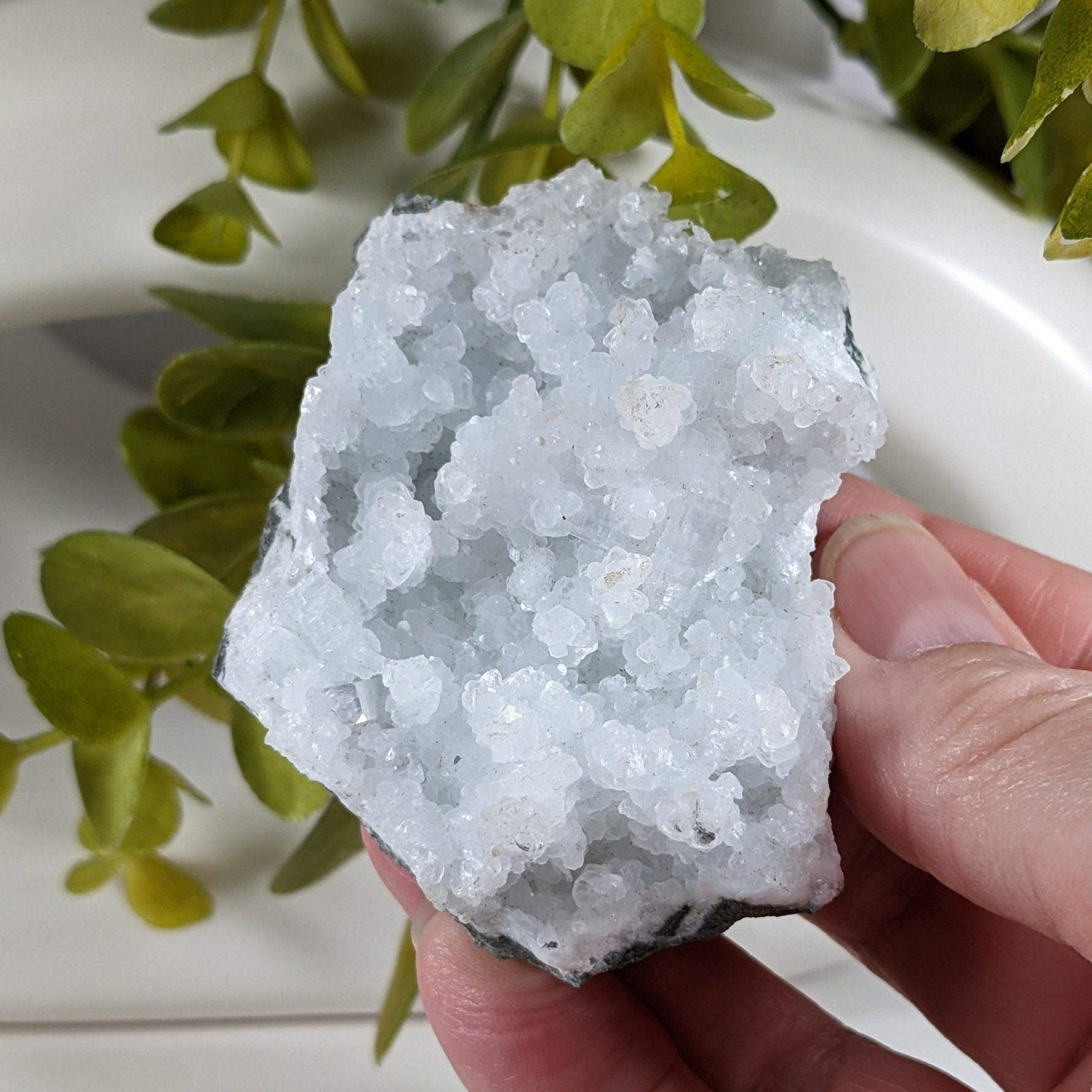  Prehnite and Apophyllite Crystal Cluster | 145 gr | Mumbai, India 8