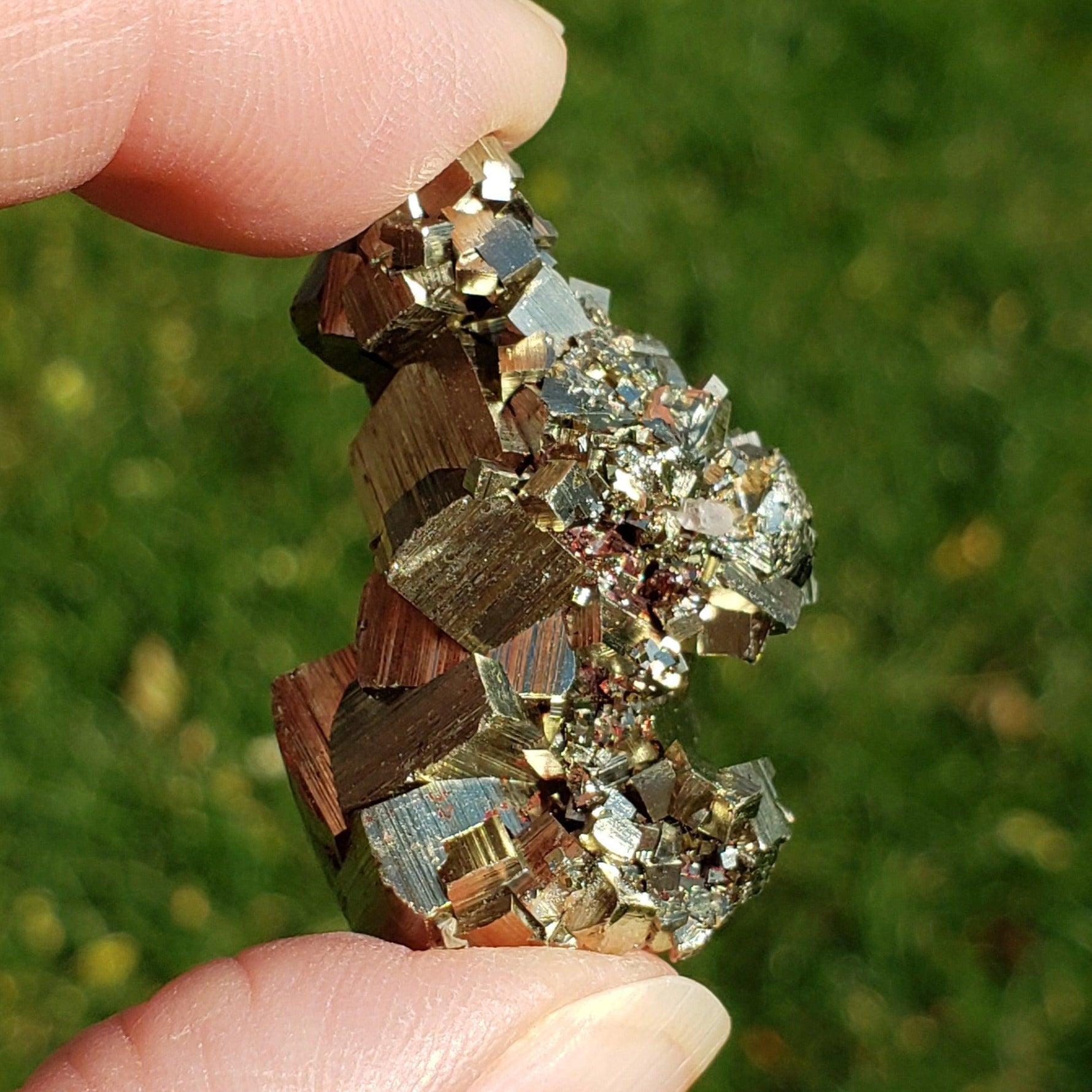  Pyrite Crystal Cluster | Sharp Cubes | 26.18 Grams | Madan, Bulgaria | SO24 2
