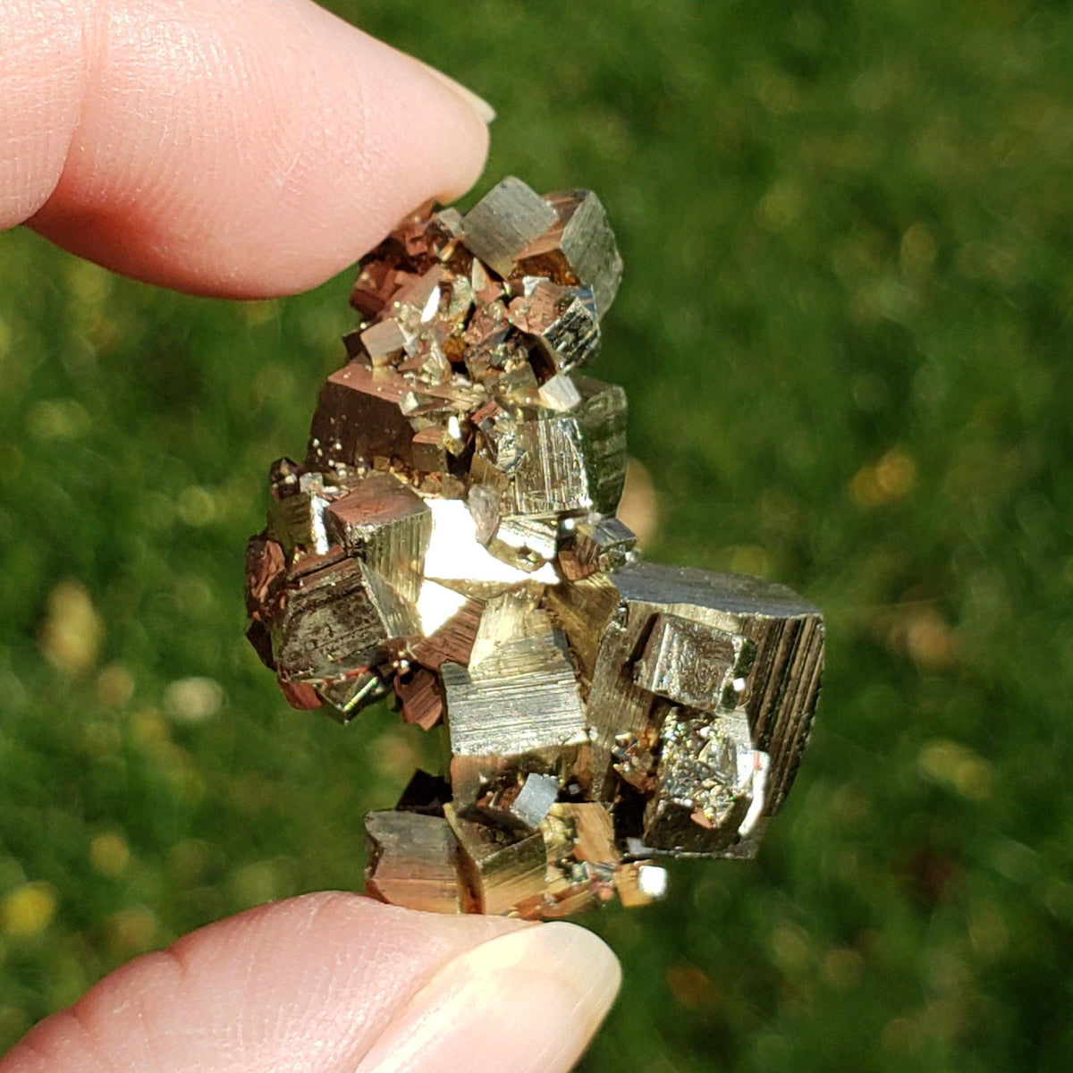  Pyrite Crystal Cluster | Sharp Cubes | 26.18 Grams | Madan, Bulgaria | SO24 3