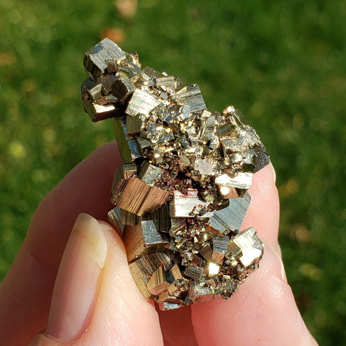  Pyrite Crystal Cluster | Sharp Cubes | 26.18 Grams | Madan, Bulgaria | SO24 