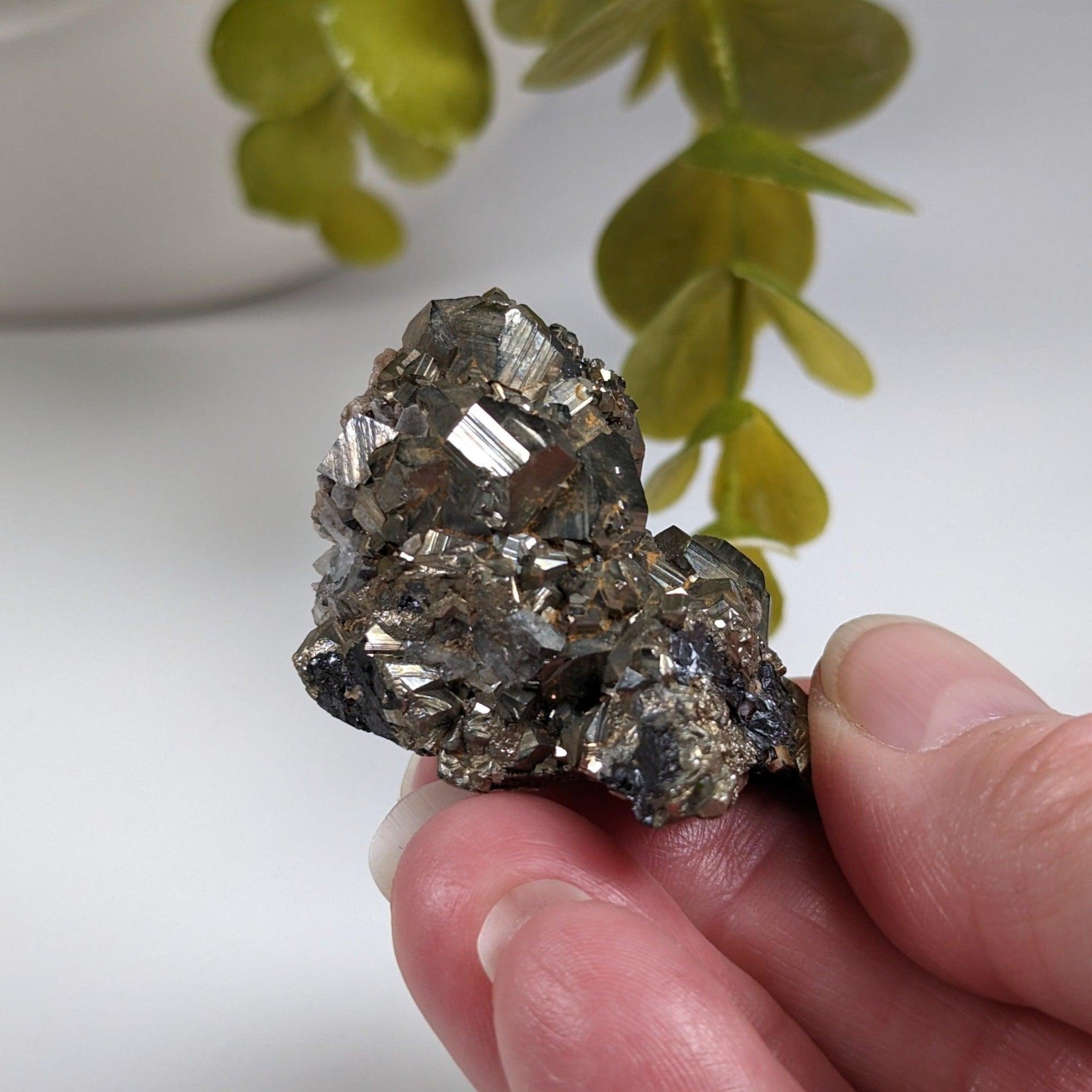  Pyrite Crystal Cluster | Sharp Cubes | 53.96 Grams | Nanisivik, NWT Canada | SO24 5